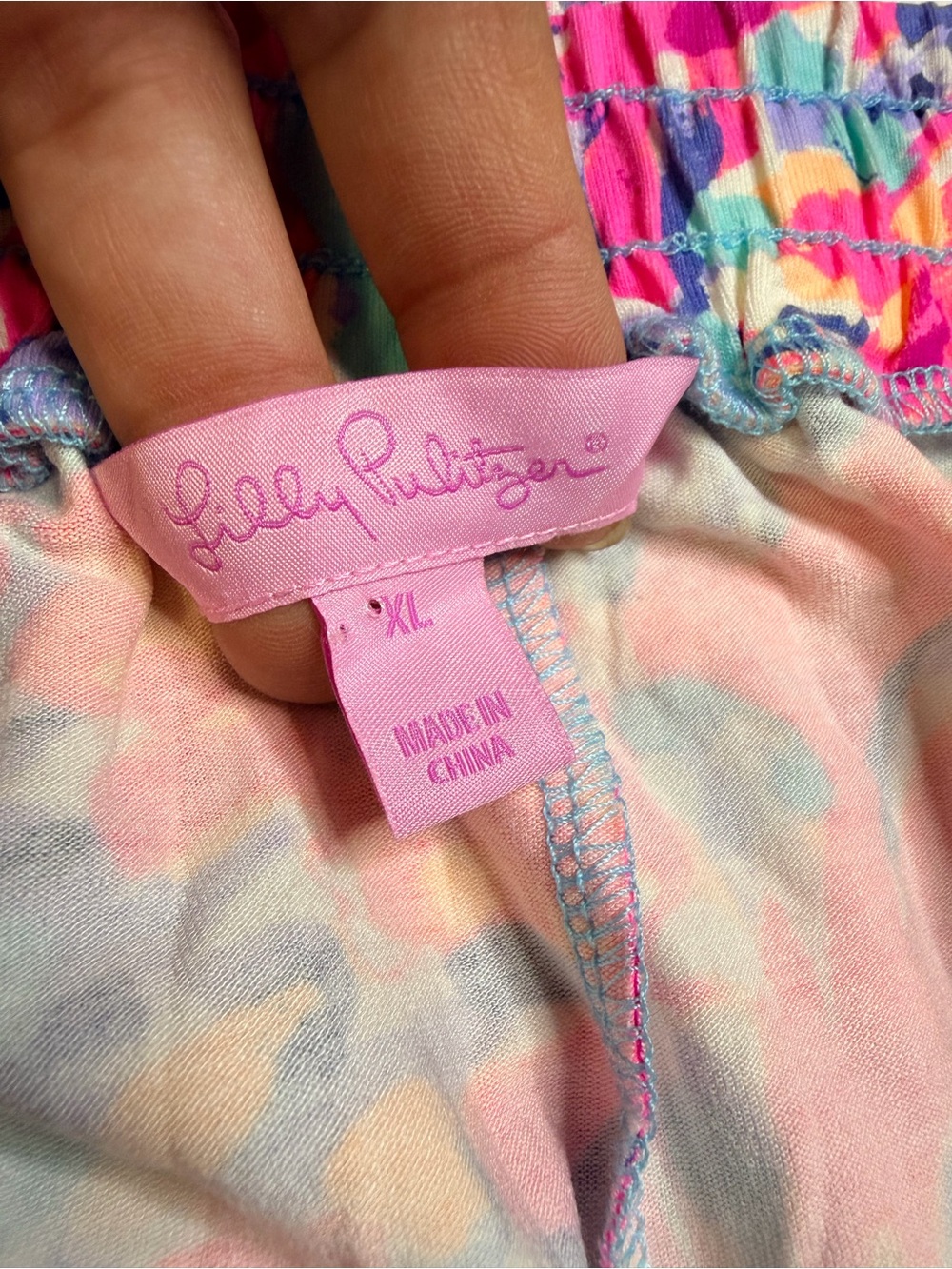 Lilly Pulitzer Lola Pant in CoCo Coral Crab Print Size XL Ankle Pant - Picture 4 of 8